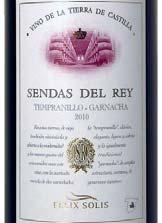Restauracj MIeszczańska Wino Sendas Del Rey rosso La Tierra de Castilla, Hiszpania